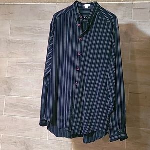 Giorgio Armani, SZ S, Navy with Stripes